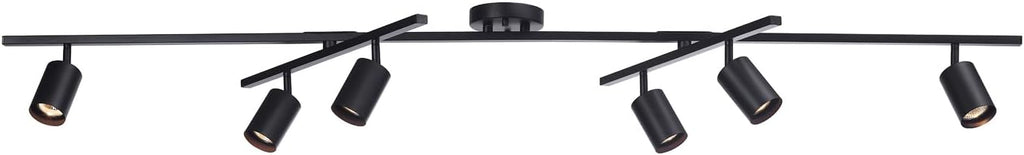 Dimmable 6-Light Track Lighting Fixture