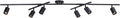 Dimmable 6-Light Track Lighting Fixture