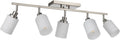 5-Light Glass Track Lighting Kit