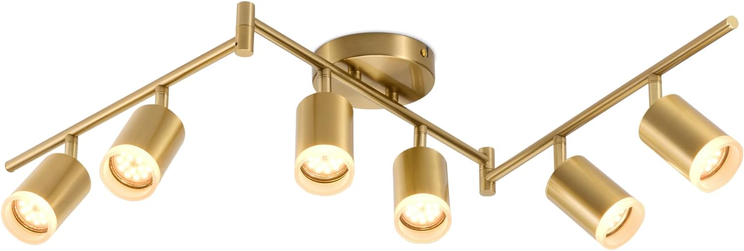 Rotatable 6-Light LED Track Kit