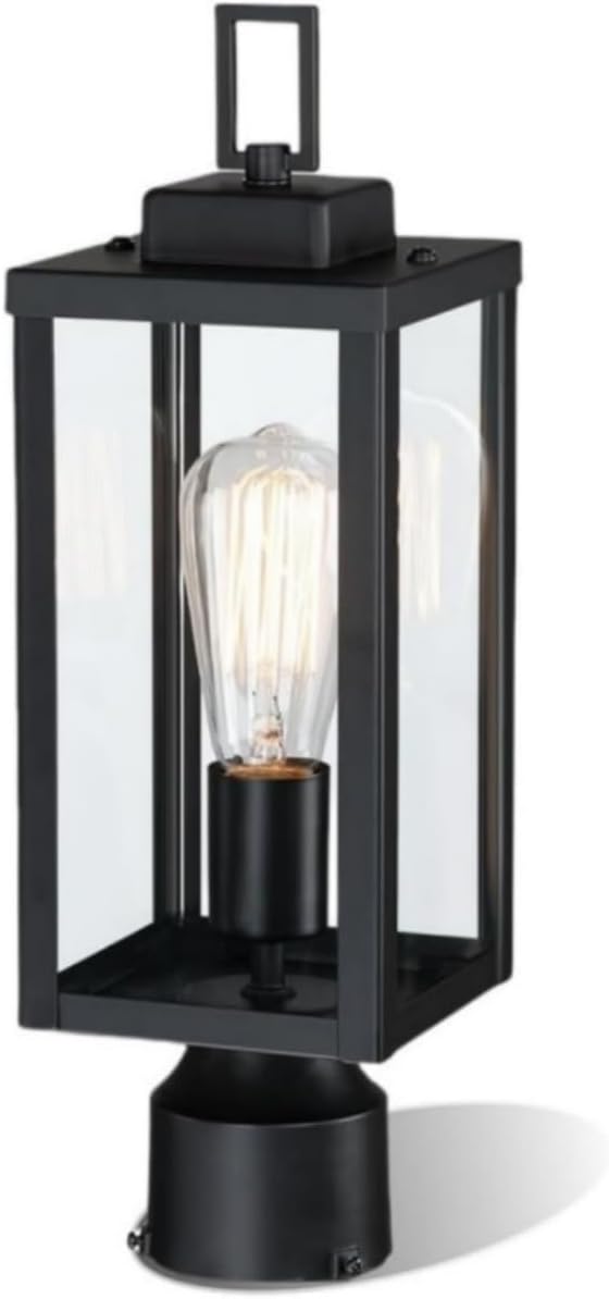 Metal Glass Outdoor Post Lantern