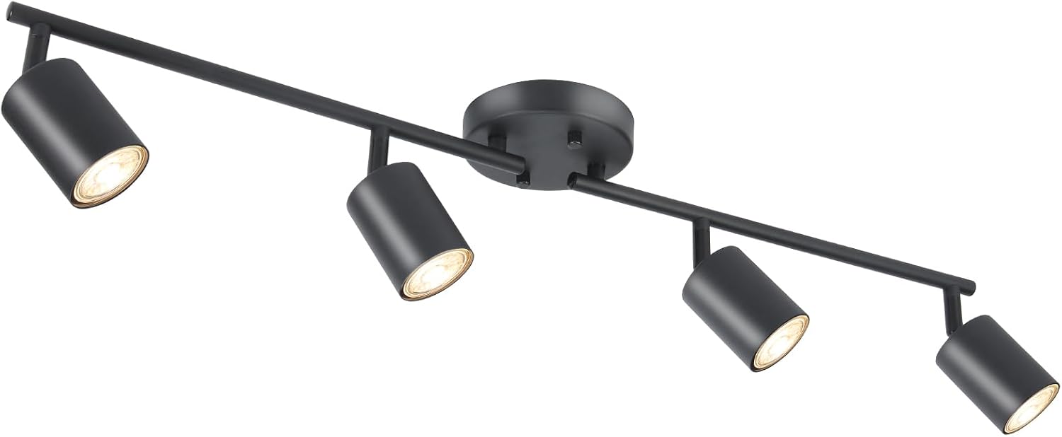 Rotatable 4-Light LED Track Kit