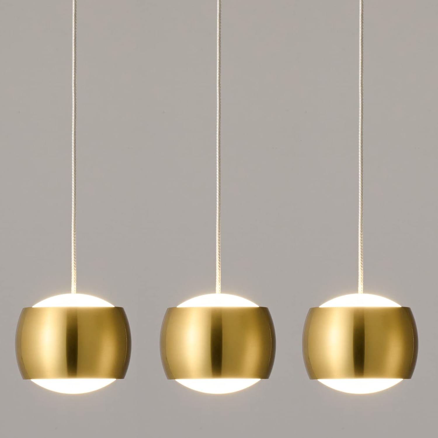 Dimmable Gold LED Pendant Lights