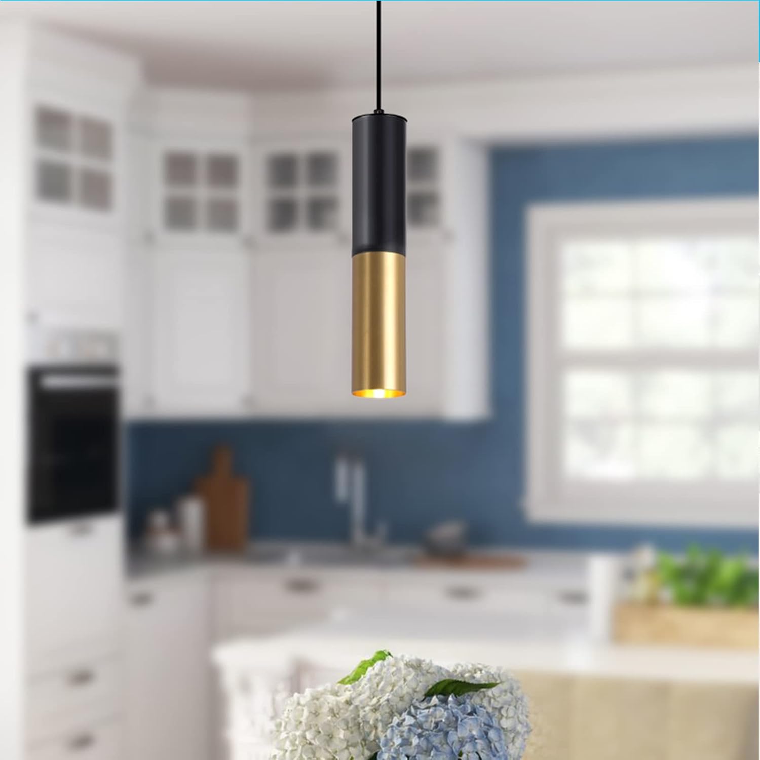 Gold Mini LED Pendant Light Set
