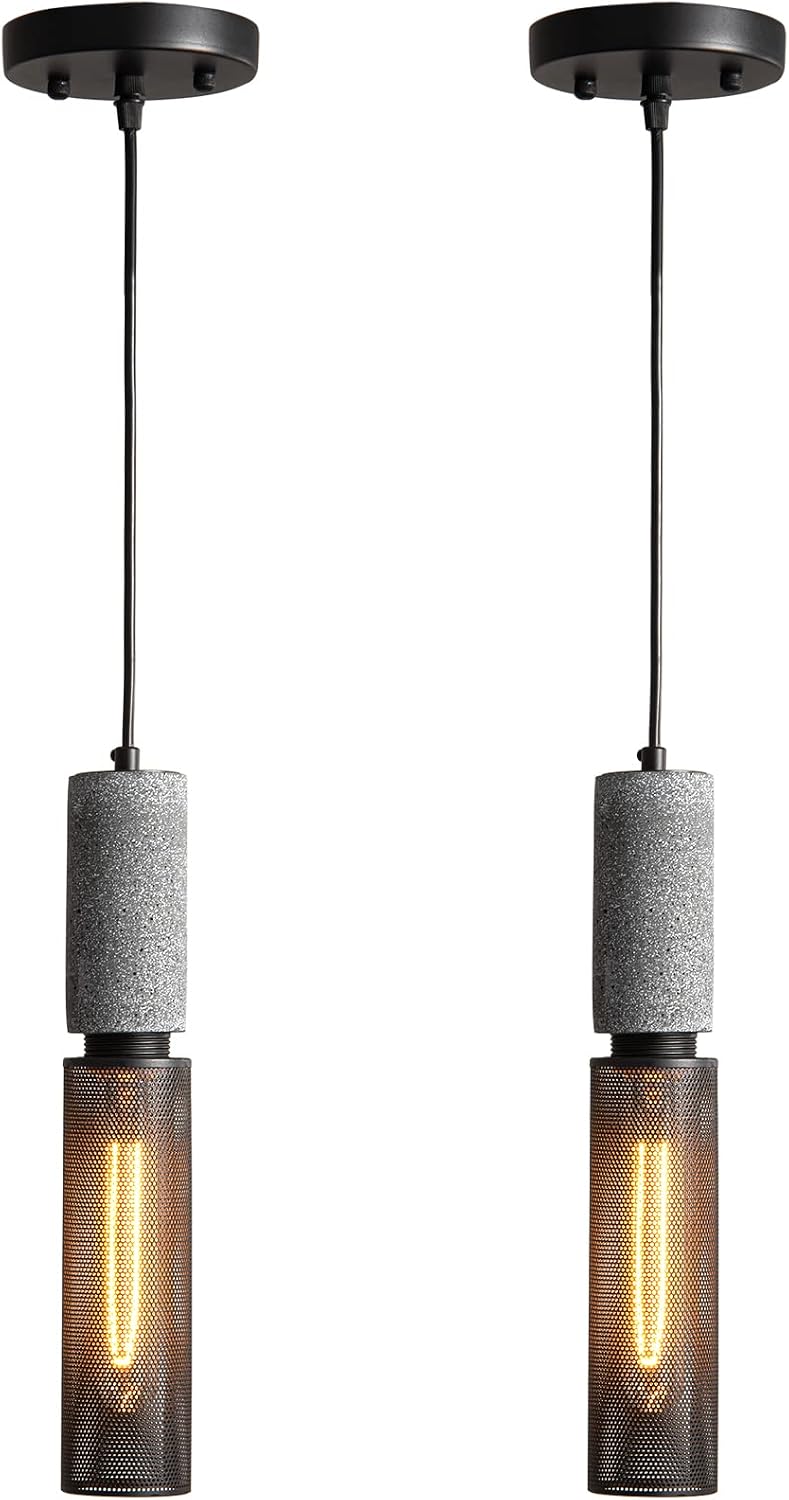 Industrial Concrete Pendant Lights