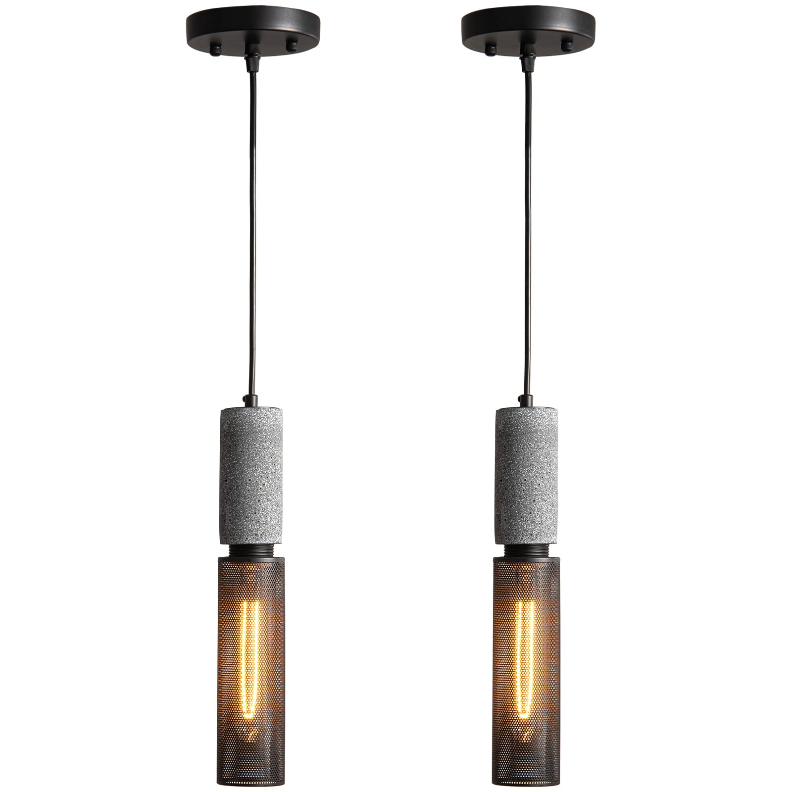 Industrial Concrete Pendant Lights