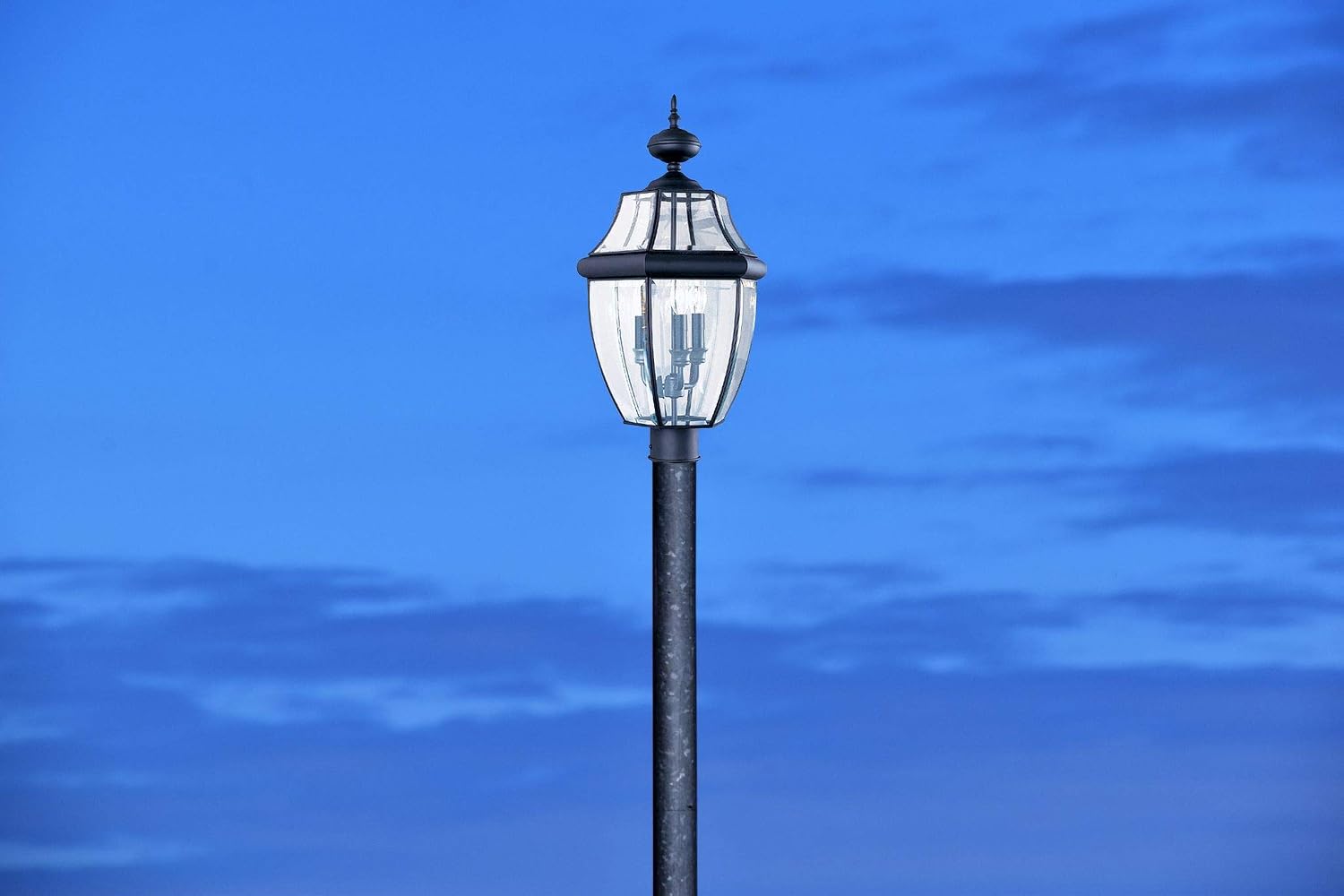 Black Lancaster Outdoor Post Lantern