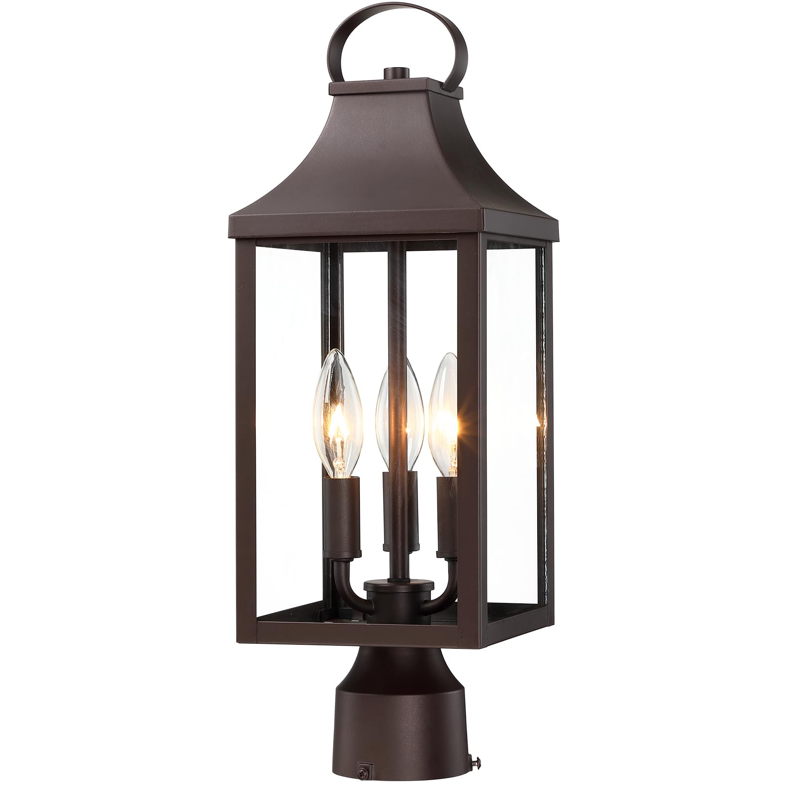 Waterproof 3-Light Post Lantern