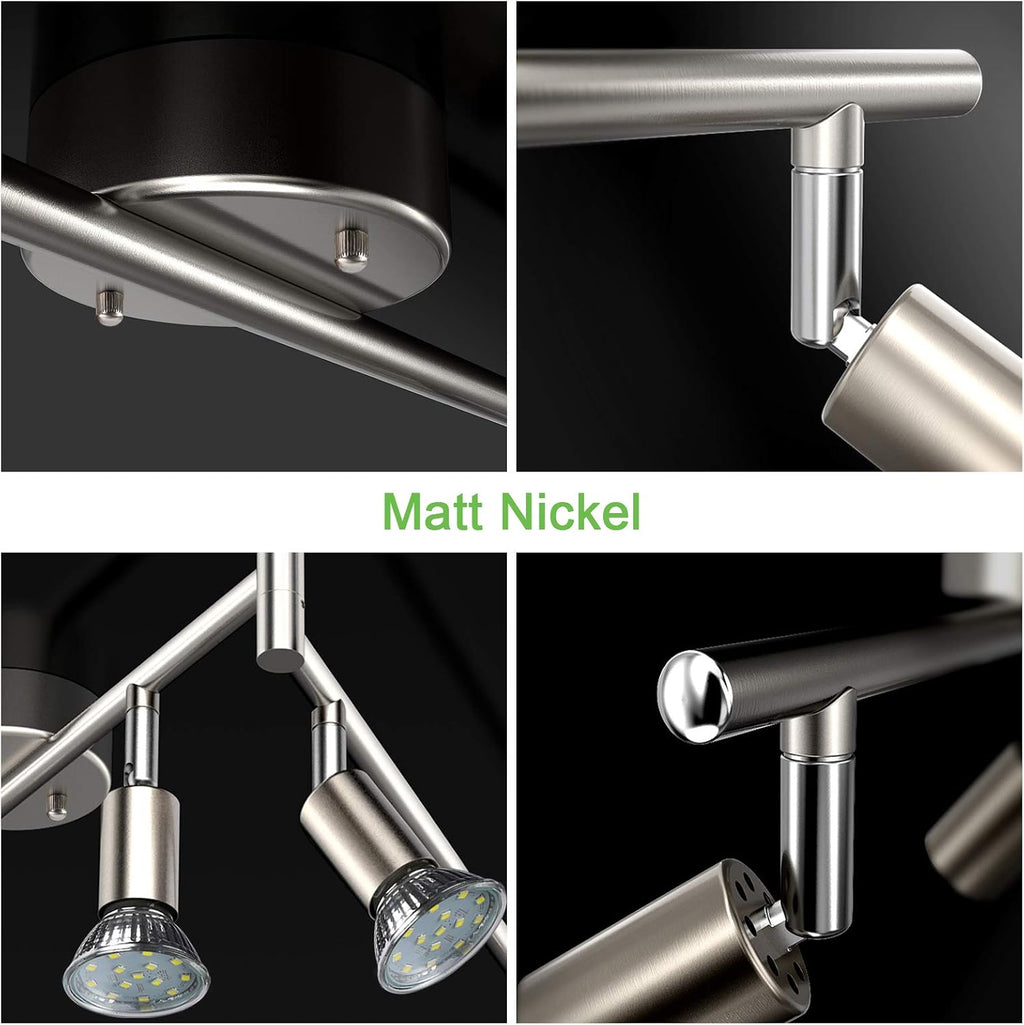 Rotatable 6-Light LED Track Kit