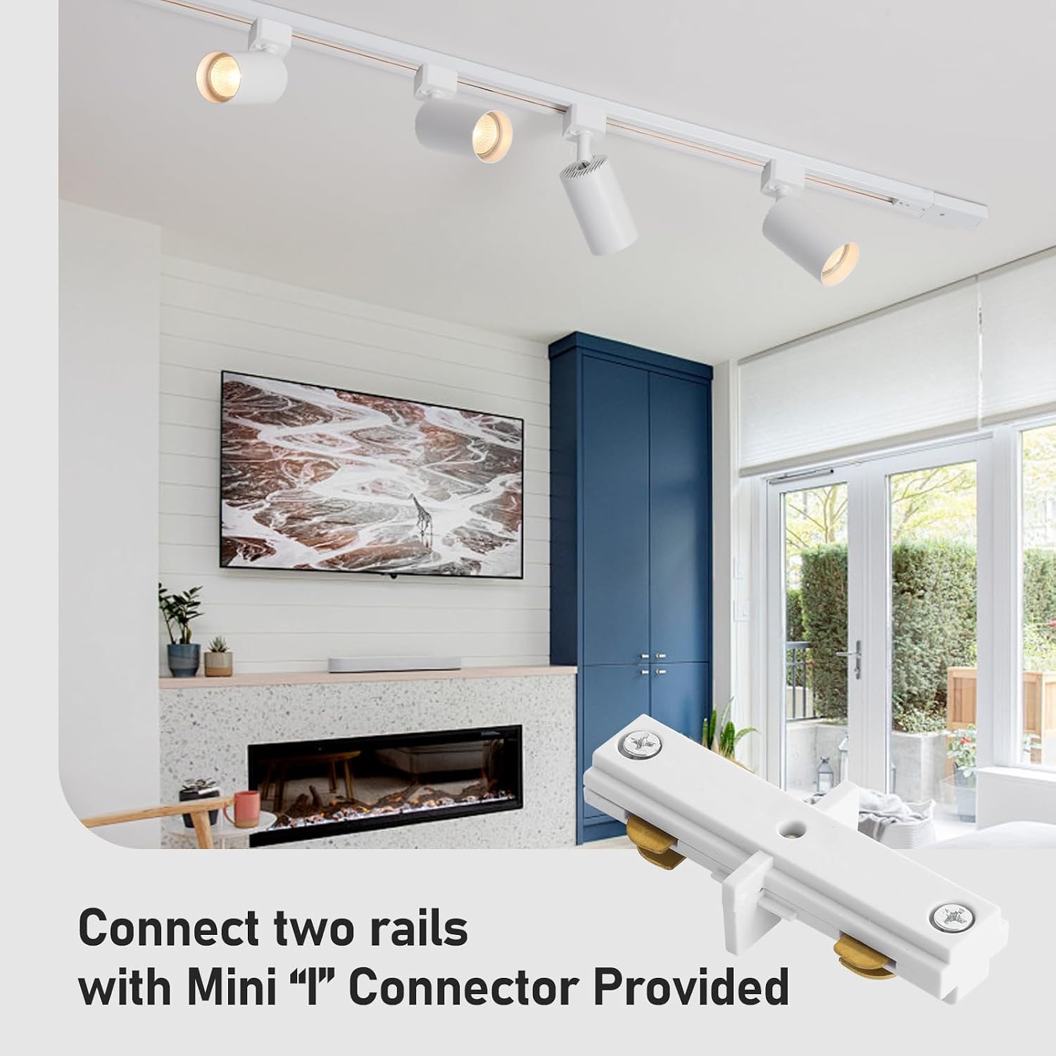 4-Light Modern LED Track Kit
