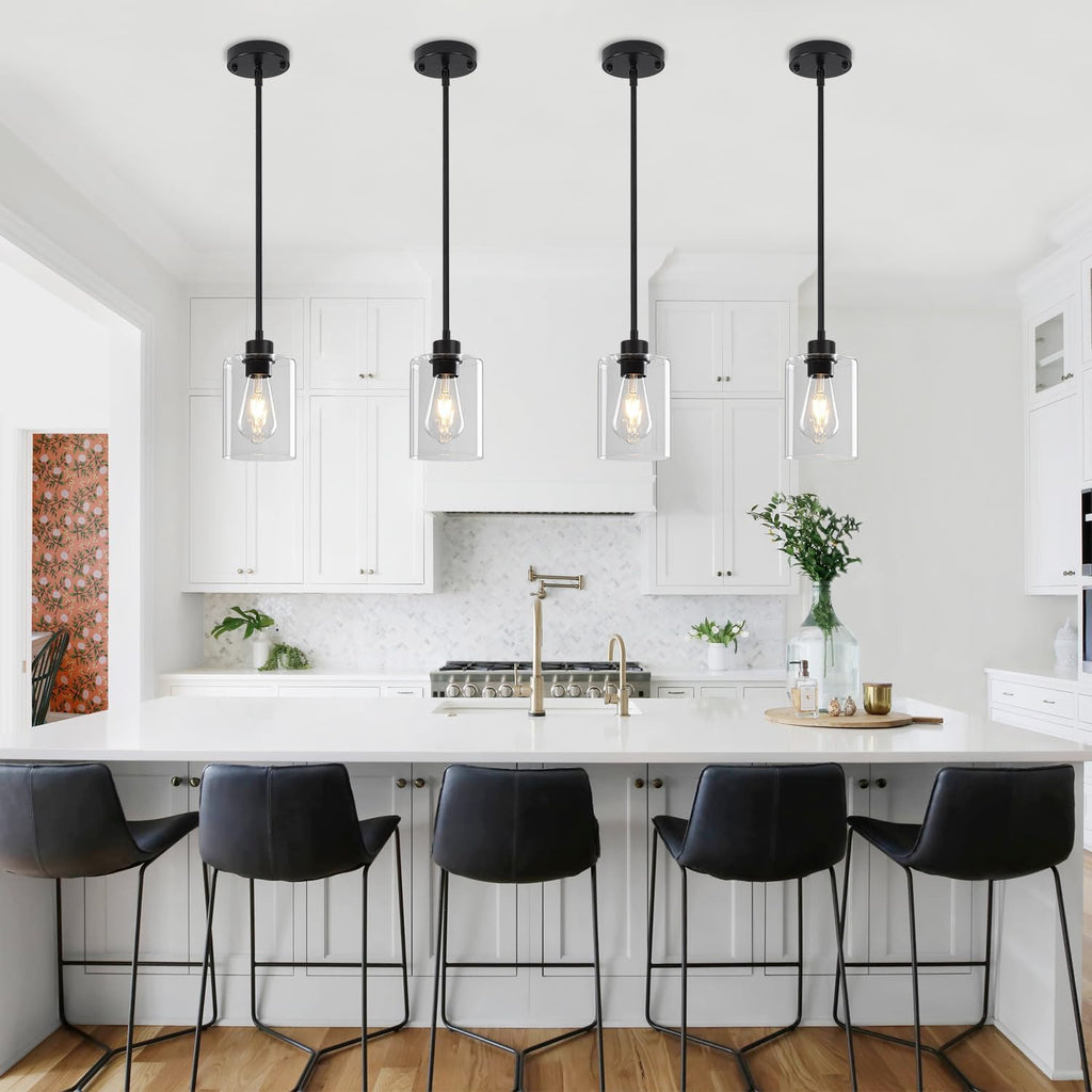 Glass Black Modern Pendant Lights