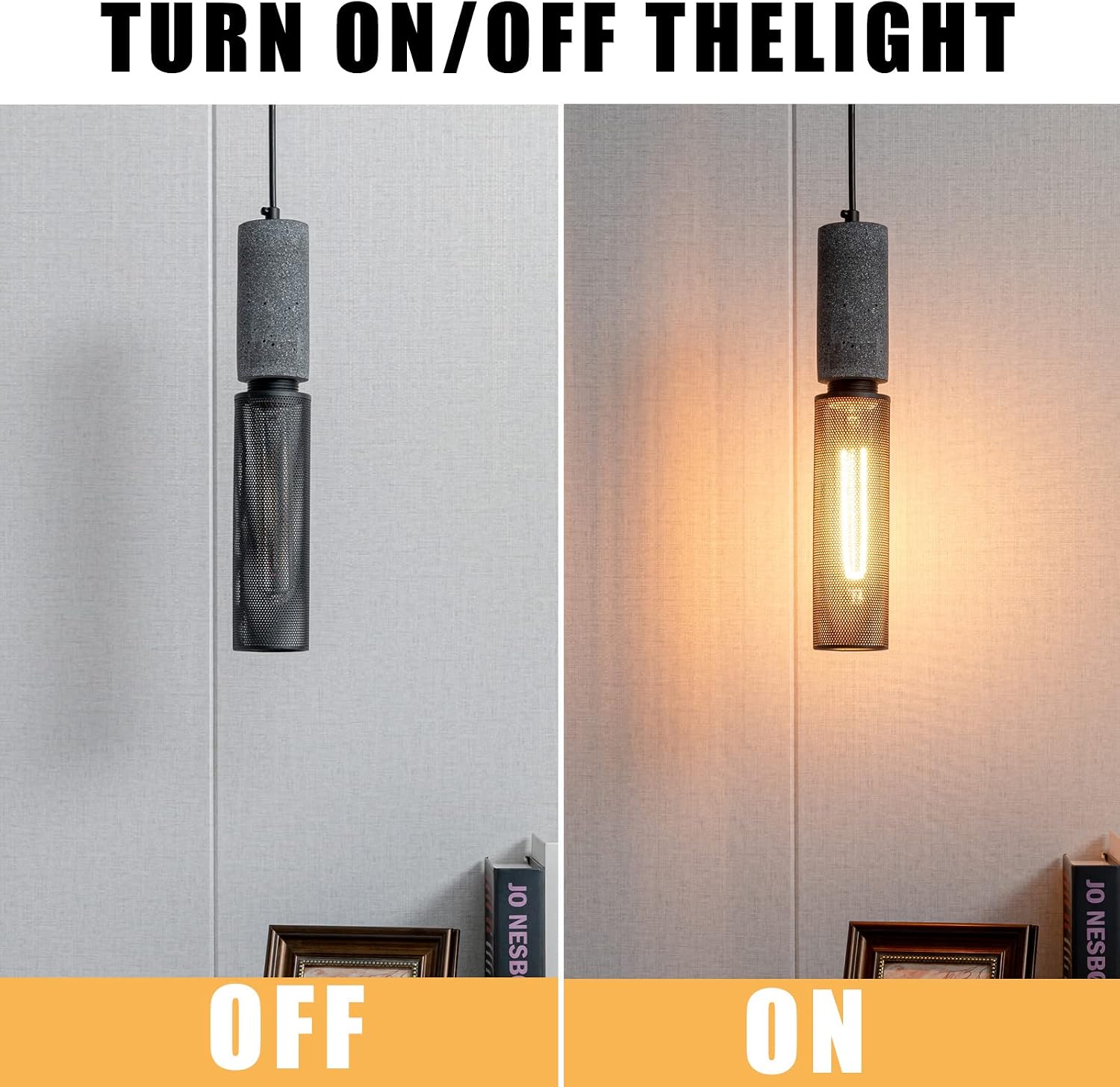 Industrial Concrete Pendant Lights