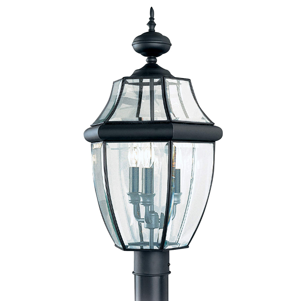 Black Lancaster Outdoor Post Lantern