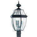 Black Lancaster Outdoor Post Lantern