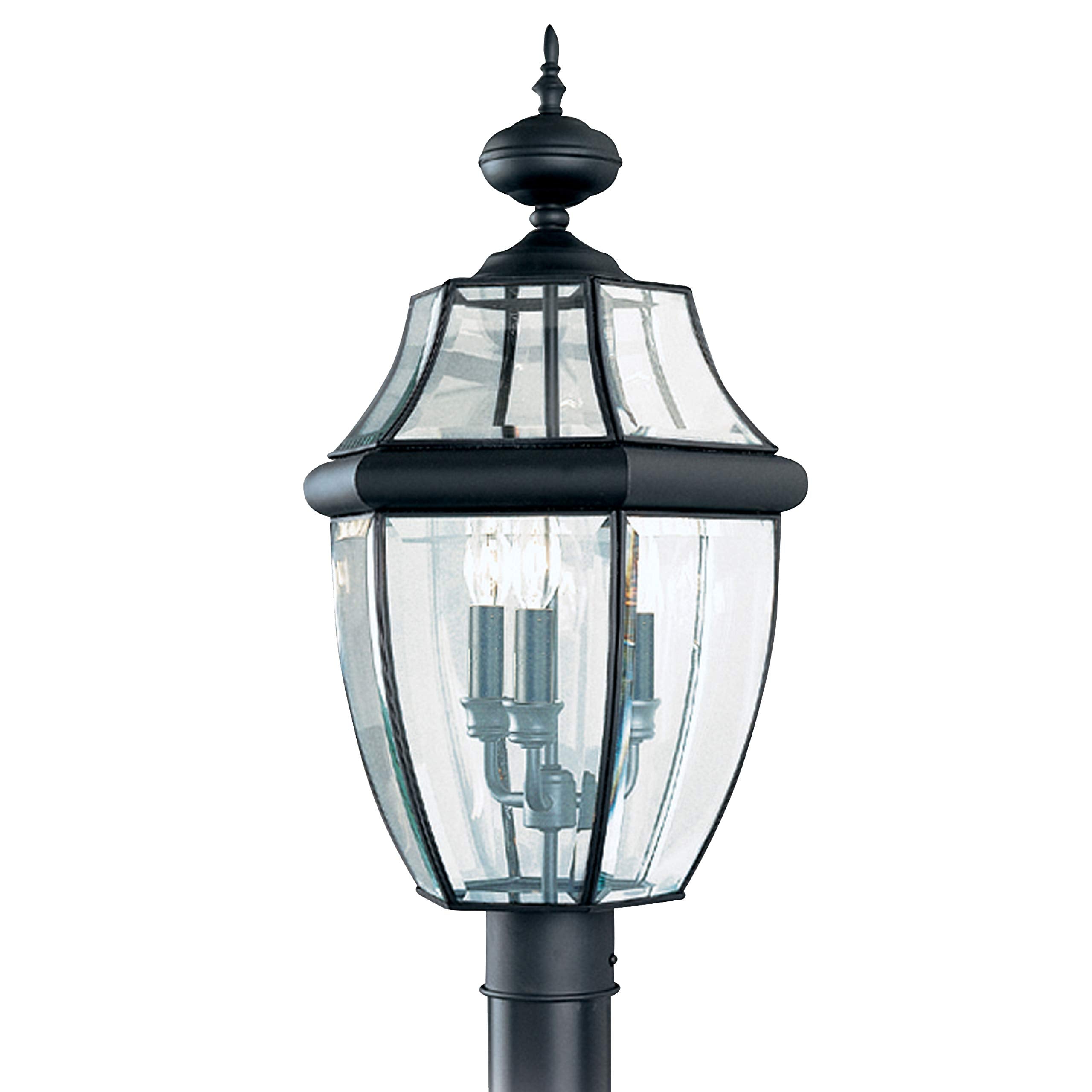 Black Lancaster Outdoor Post Lantern
