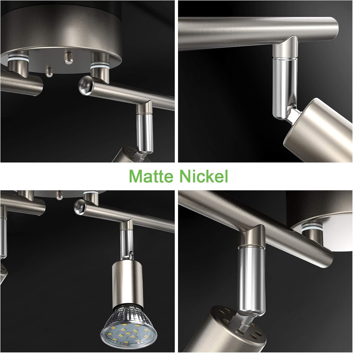 Rotatable LED Track Lighting Kit