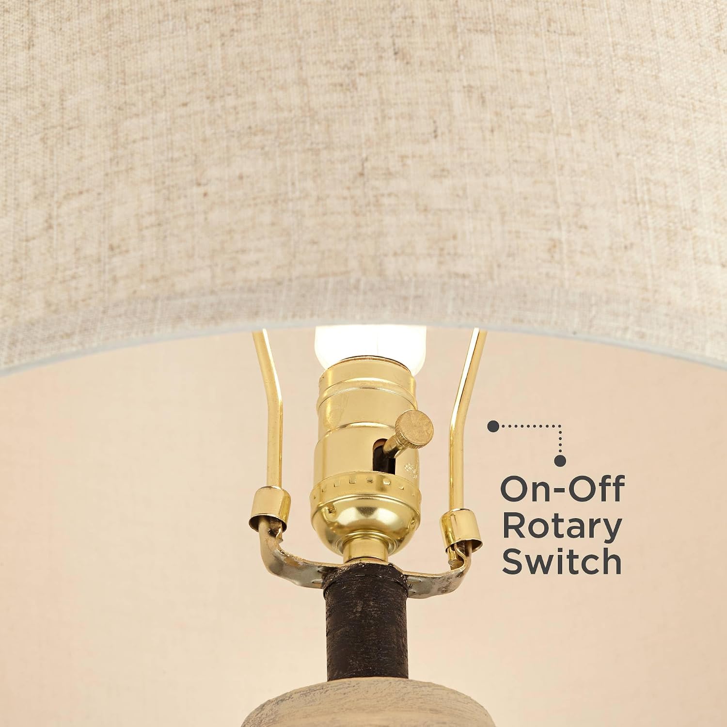 Rustic Coastal Farmhouse Table Lamp