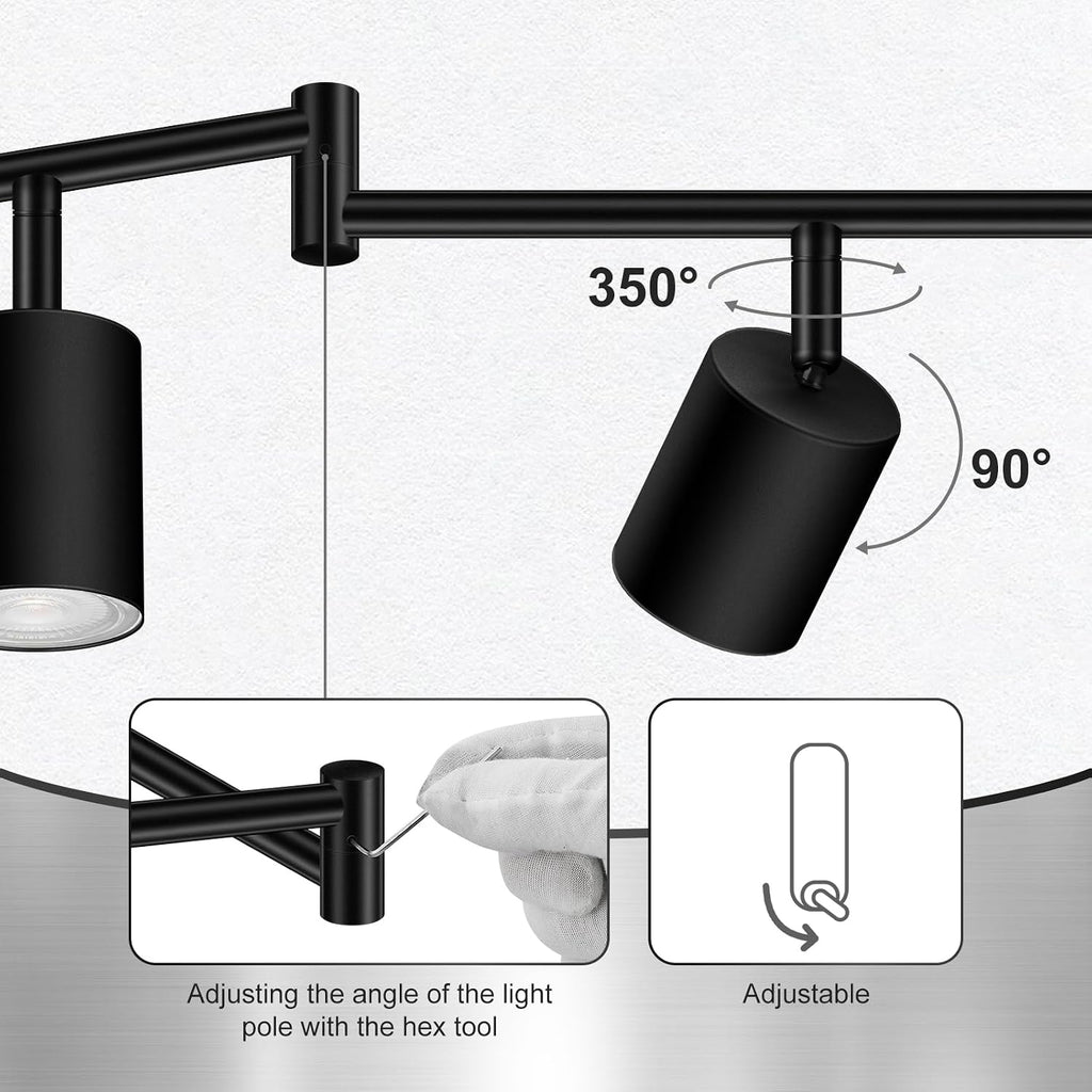 Foldable Rotatable LED Track Light