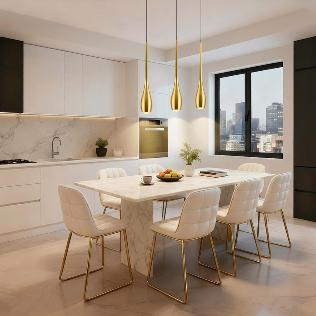 Gold Modern LED Pendant Lights