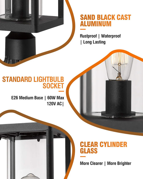 Aluminum Large Outdoor Post Lantern