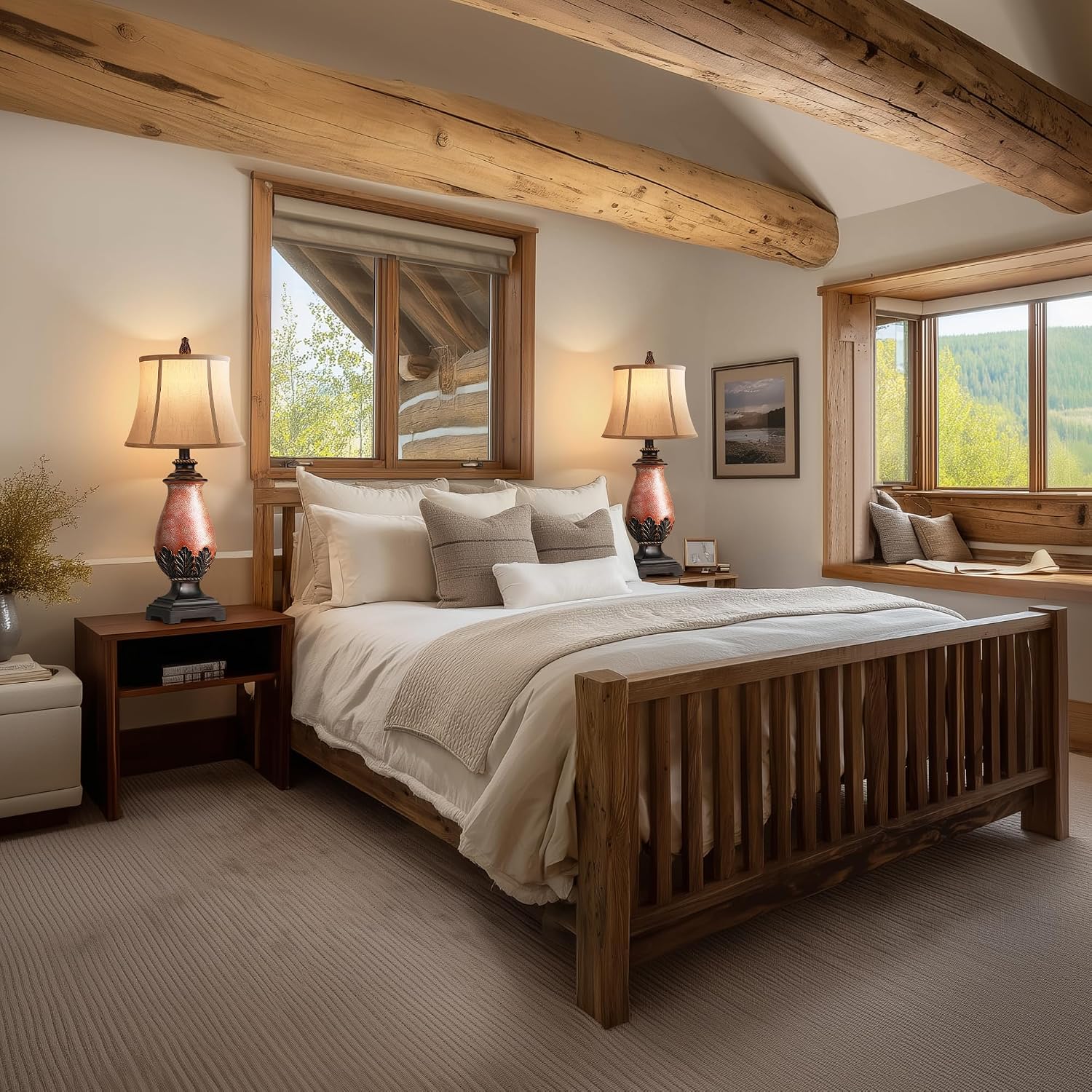 Dimmable Rustic Farmhouse Lamps