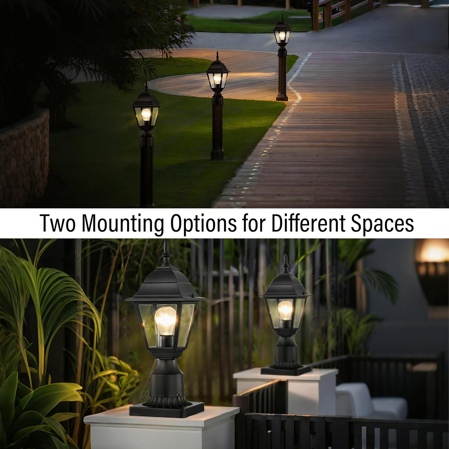Waterproof Aluminum Post Lantern