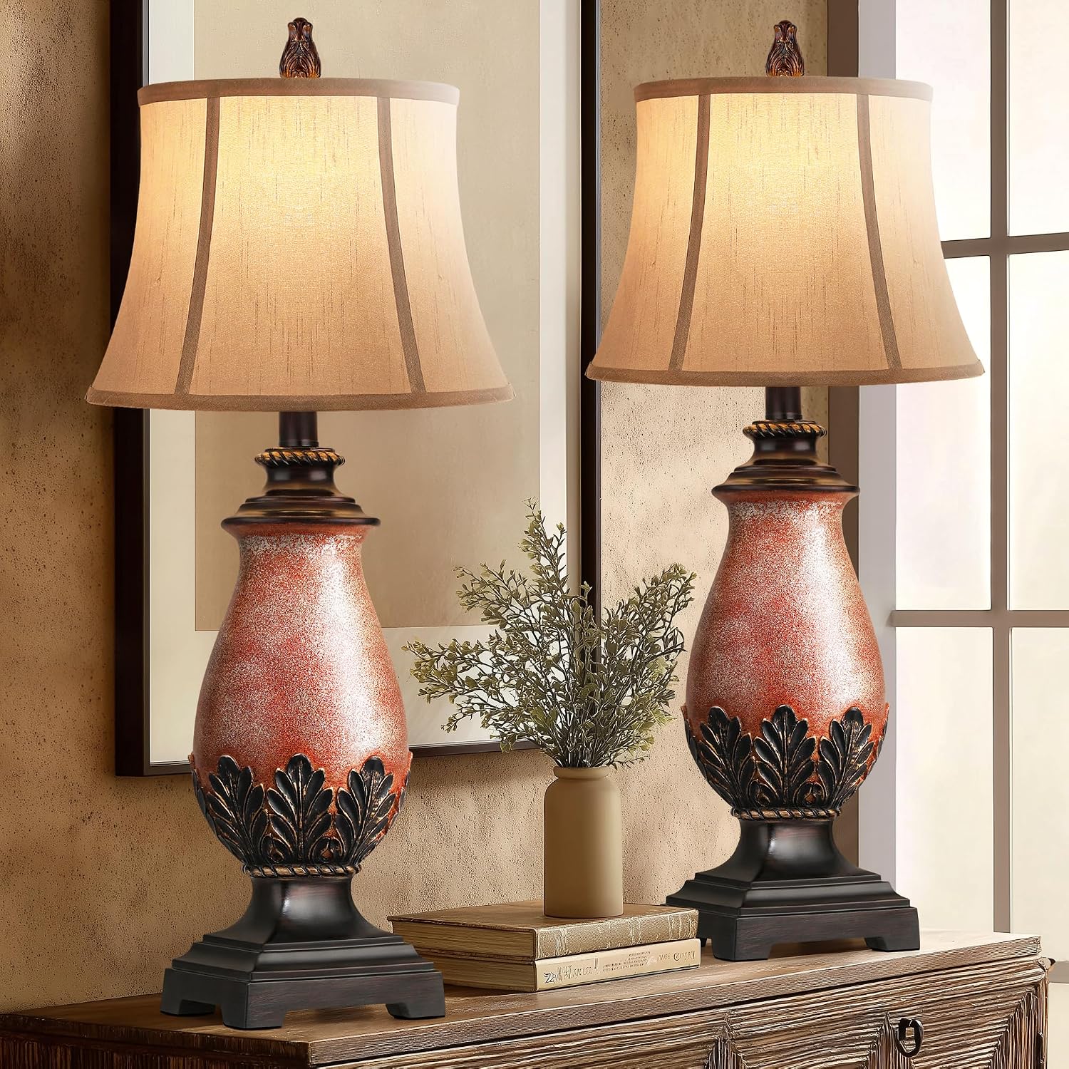 Dimmable Rustic Farmhouse Lamps